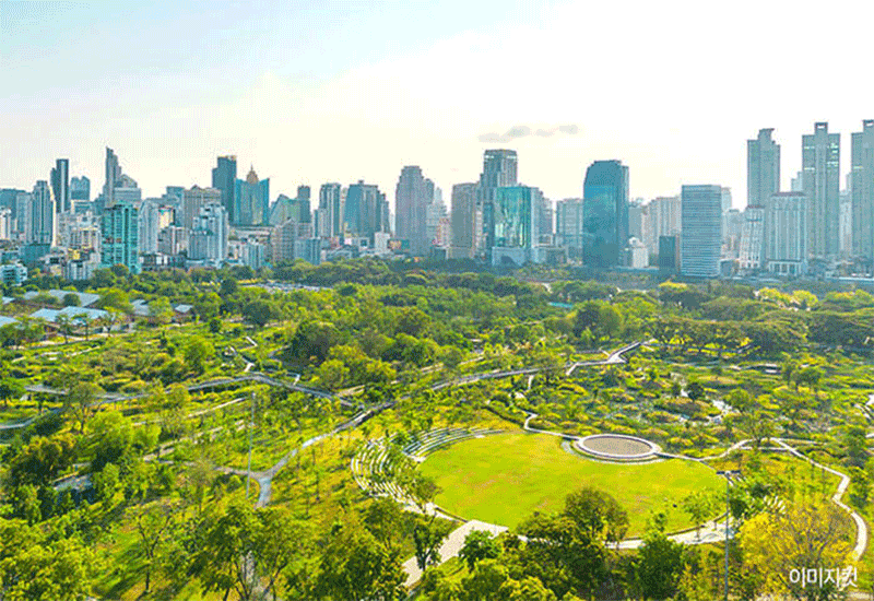 쾌적한 자연 경관과 에코라이프를 즐기는 엘리프한신더휴 수원